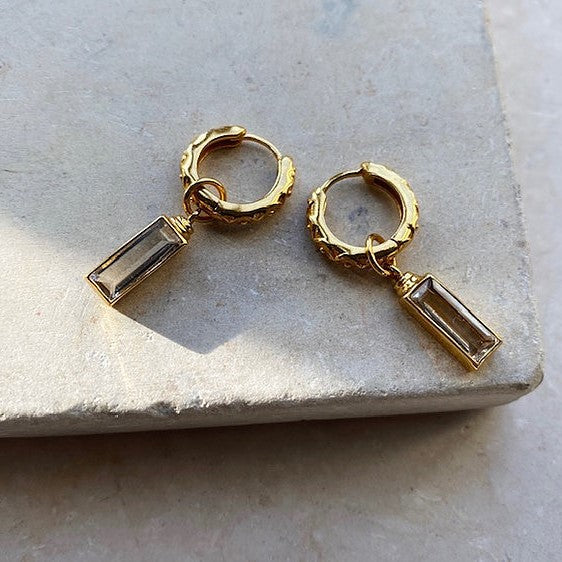 Shyla London Sandi Earrings - Clear Crystal