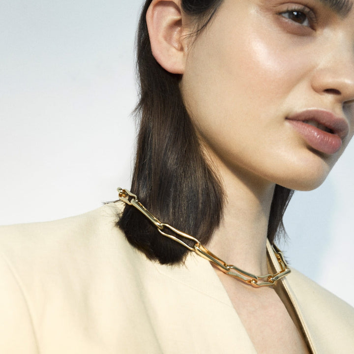 Shyla London Chunky Link Necklace - Gold