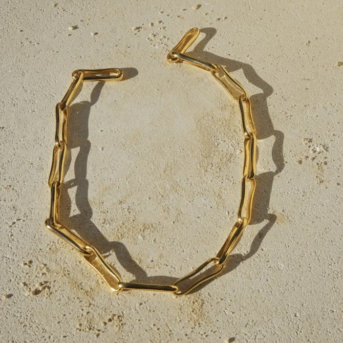 Shyla London Chunky Link Necklace - Gold