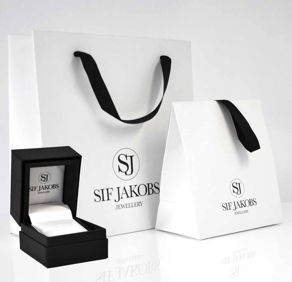 Sif Jakobs Ellera Piccolo Earrings - Silver with White Zirconia