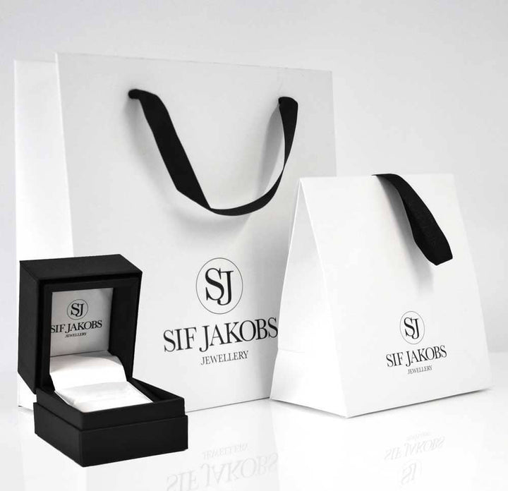 Sif Jakobs Ellera Piccolo Earrings - Silver with White Zirconia