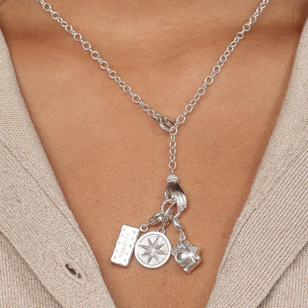 Lily Charmed Vintage Camera Charm Silver - item number CSVC