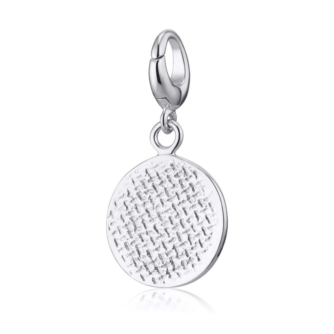 Lily Charmed Digestive Biscuit Charm Silver CSDG
