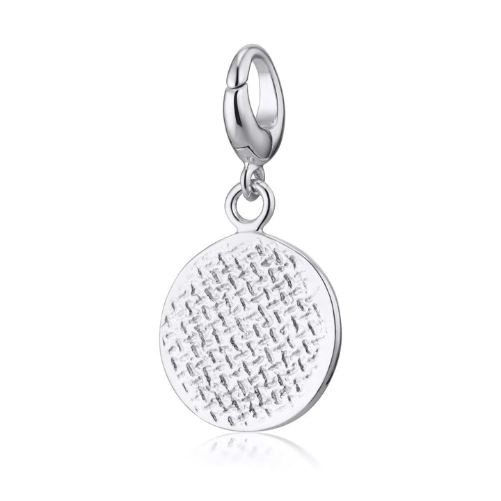 Lily Charmed Digestive Biscuit Charm Silver CSDG
