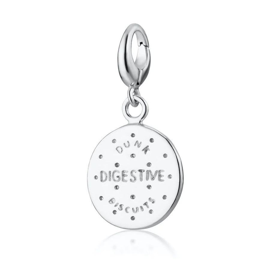Lily Charmed Digestive Biscuit Charm Silver CSDG