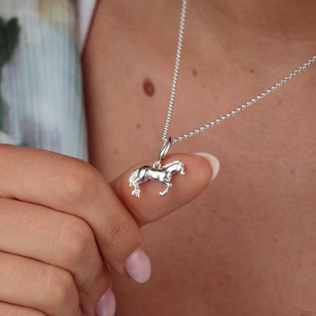 Lily Charmed Horse Charm Silver - item number CSHR