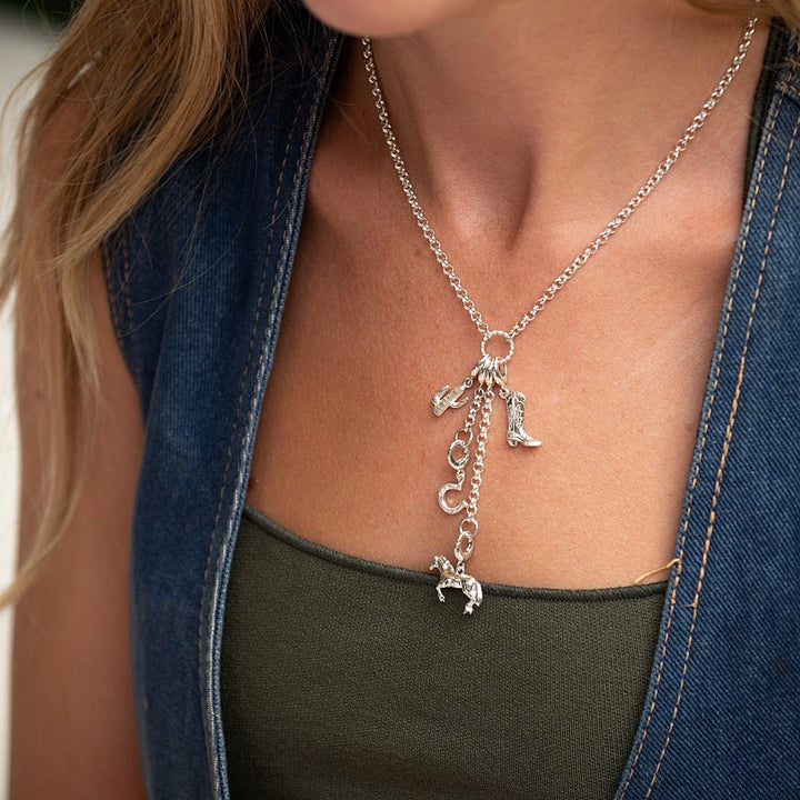 Lily Charmed Horse Charm Silver - item number CSHR