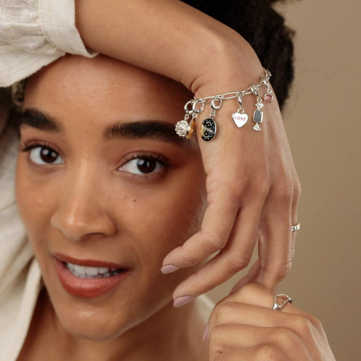 Lily Charmed Love Heart Sweet Charm Silver - item number CSLOVEHRT