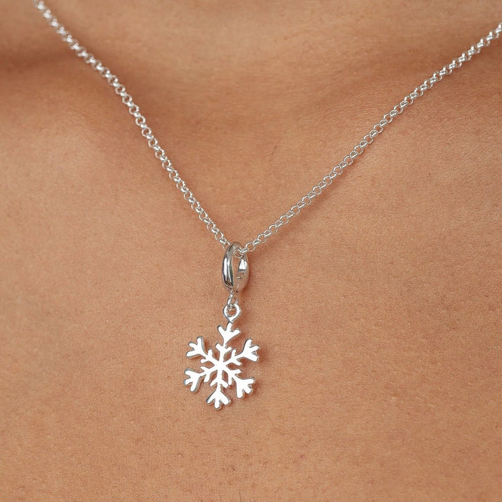 Lily Charmed Snowflake Charm Silver - item number CSSF