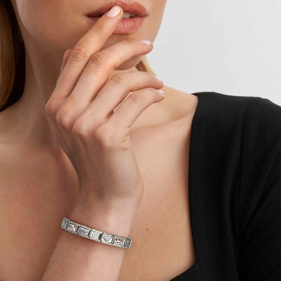 Nomination Silver Oxidised Number 13 Charm