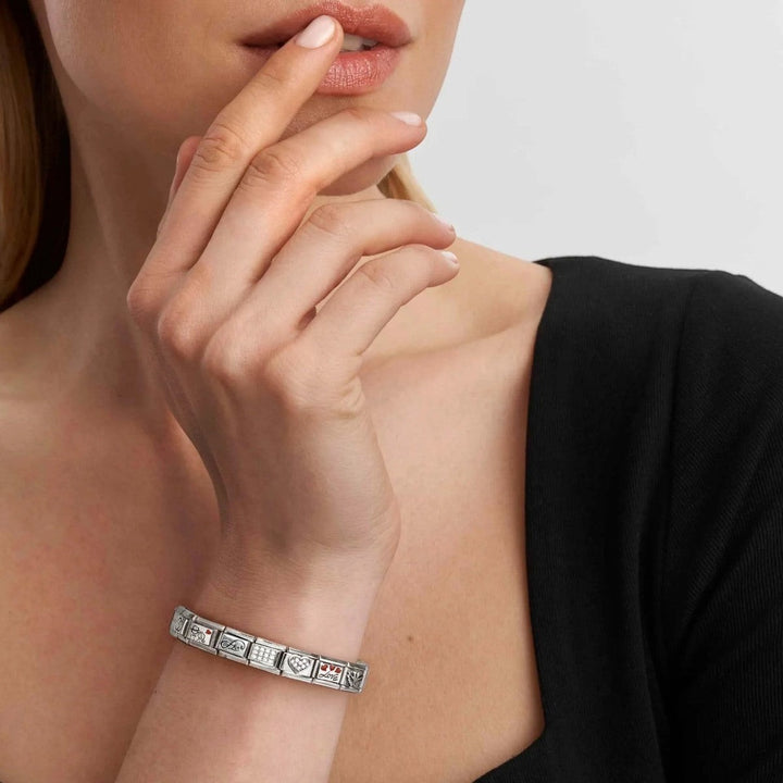 Nomination Classic Silver Monuments Brooklyn Bridge Charm