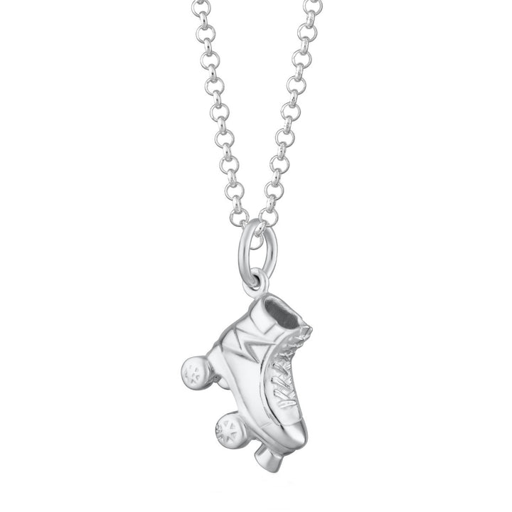 Scream Pretty Roller Skate Necklace - Silver SPCNSROSK-1