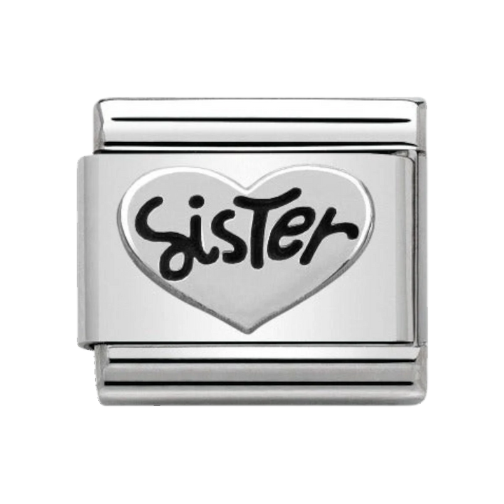 Nomination Classic Sister Heart Charm - 330101/11