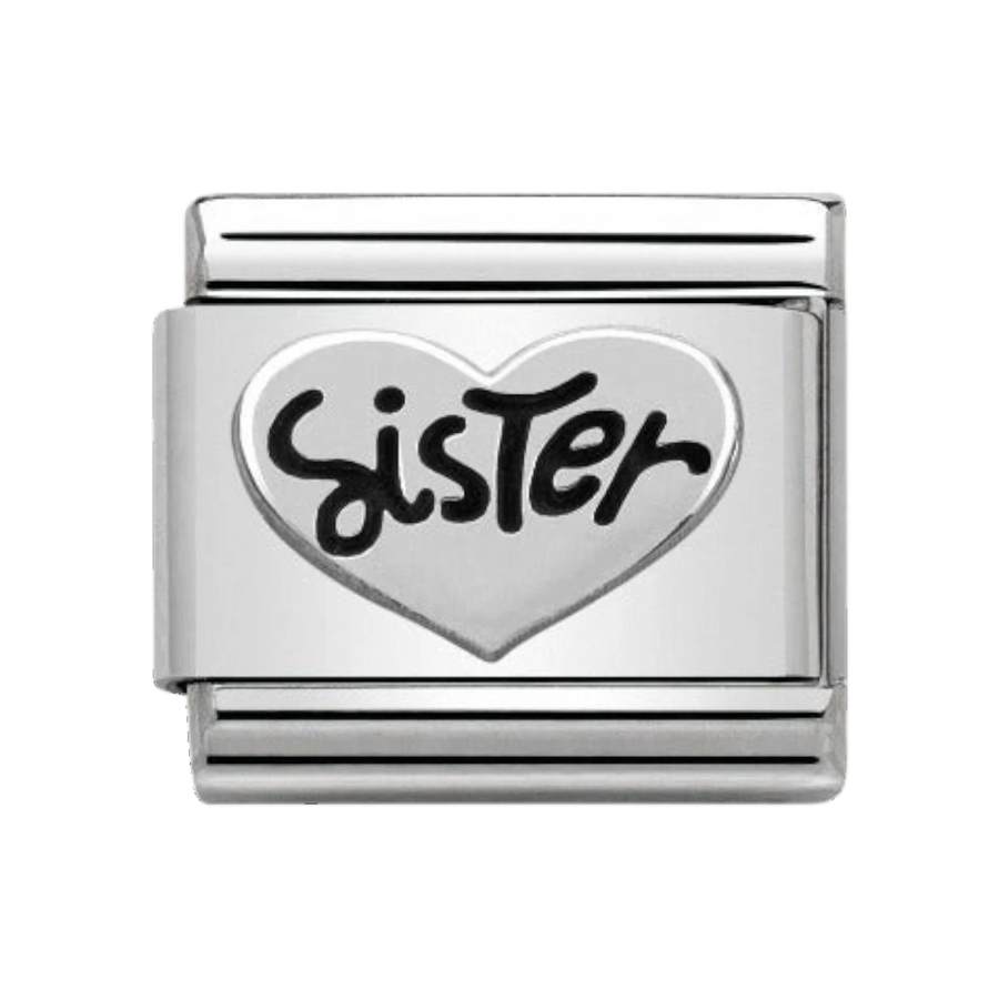 Nomination Classic Sister Heart Charm - 330101/11