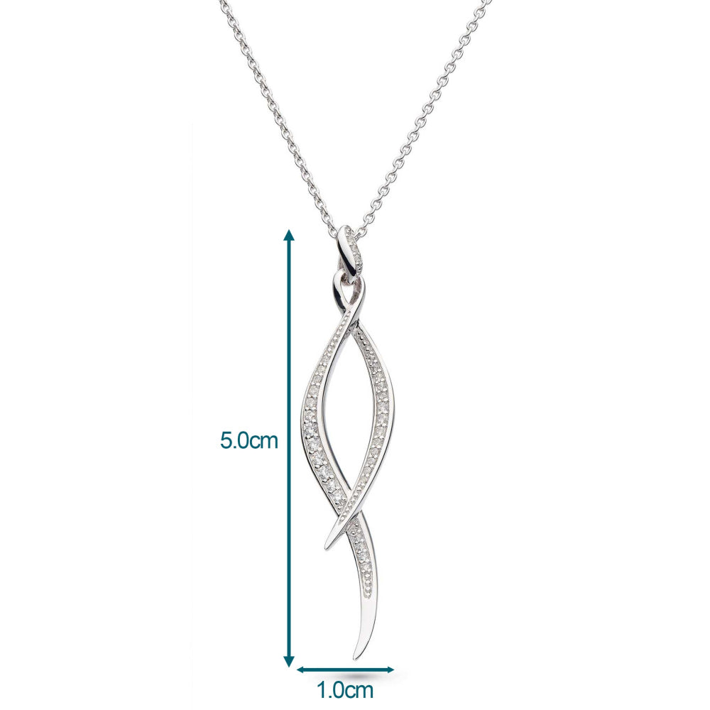 Kit Heath Entwine Twine Twist PavÃ© Necklace