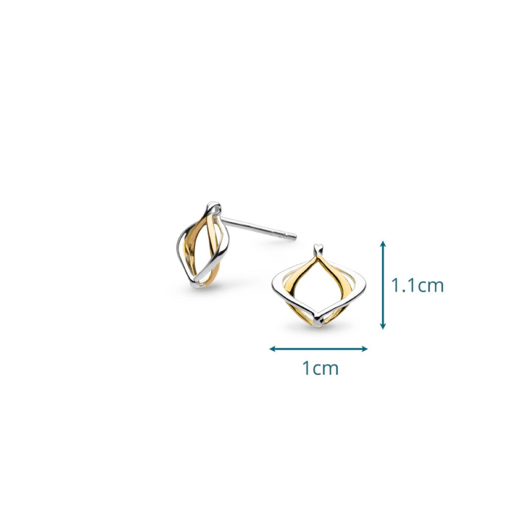 Kit Heath Alicia Golden Petite Stud Earrings - 40019GRP