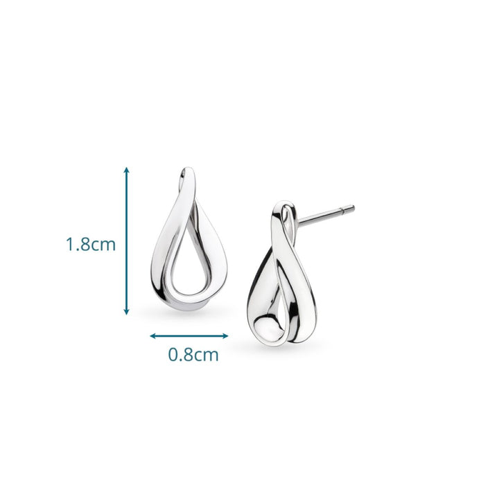 Kit Heath Serenity Loop Grande Stud Earrings - 41184RP