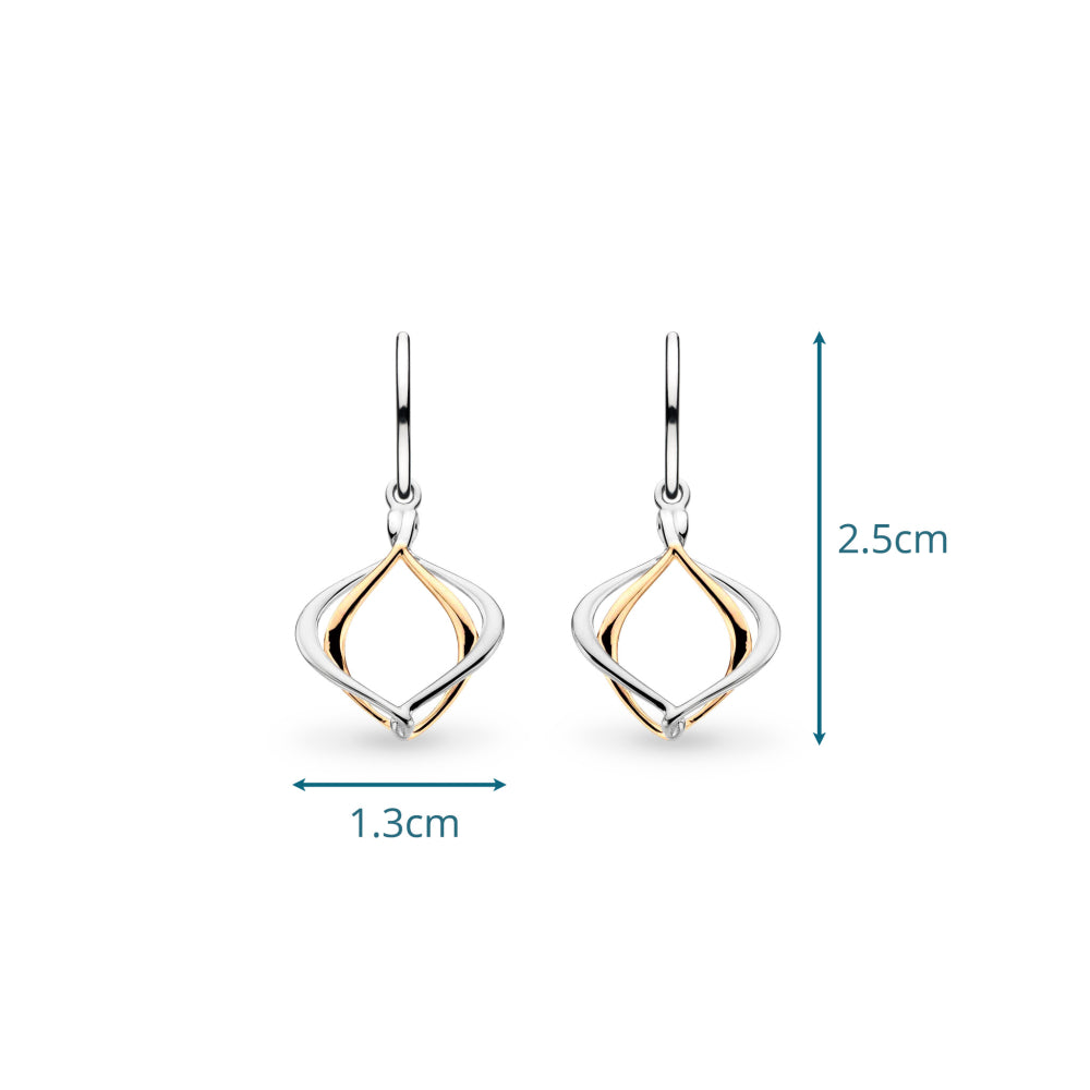 Kit Heath Alicia Golden Petite Drop Earrings - 60018GRP