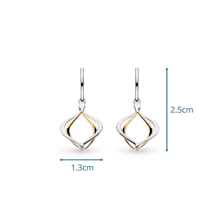 Kit Heath Alicia Golden Petite Drop Earrings - 60018GRP