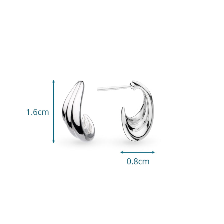 Kit Heath OcÃ©ane Shell Wave Hoop Earrings - 61211RP