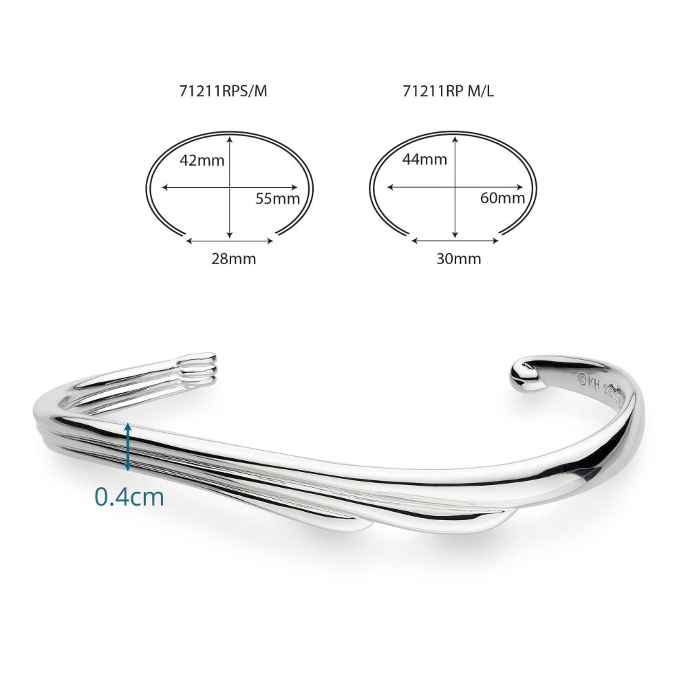 Kit Heath OcÃ©ane Shell Wave Bangle 71211RP
