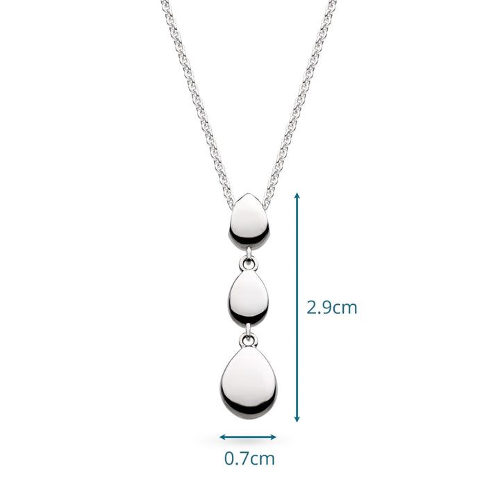 Kit Heath Coast Pebbles Triple Linking Pebbles Necklace - 90209RP