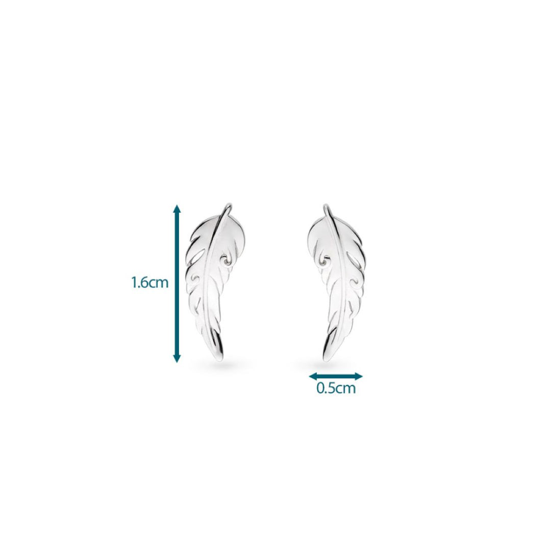 Kit Heath Feather Wisp Stud Earrings - 40315RP