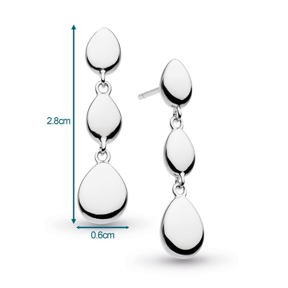 Kit Heath Coast Pebbles Linking Drop Earrings - 60189RP029