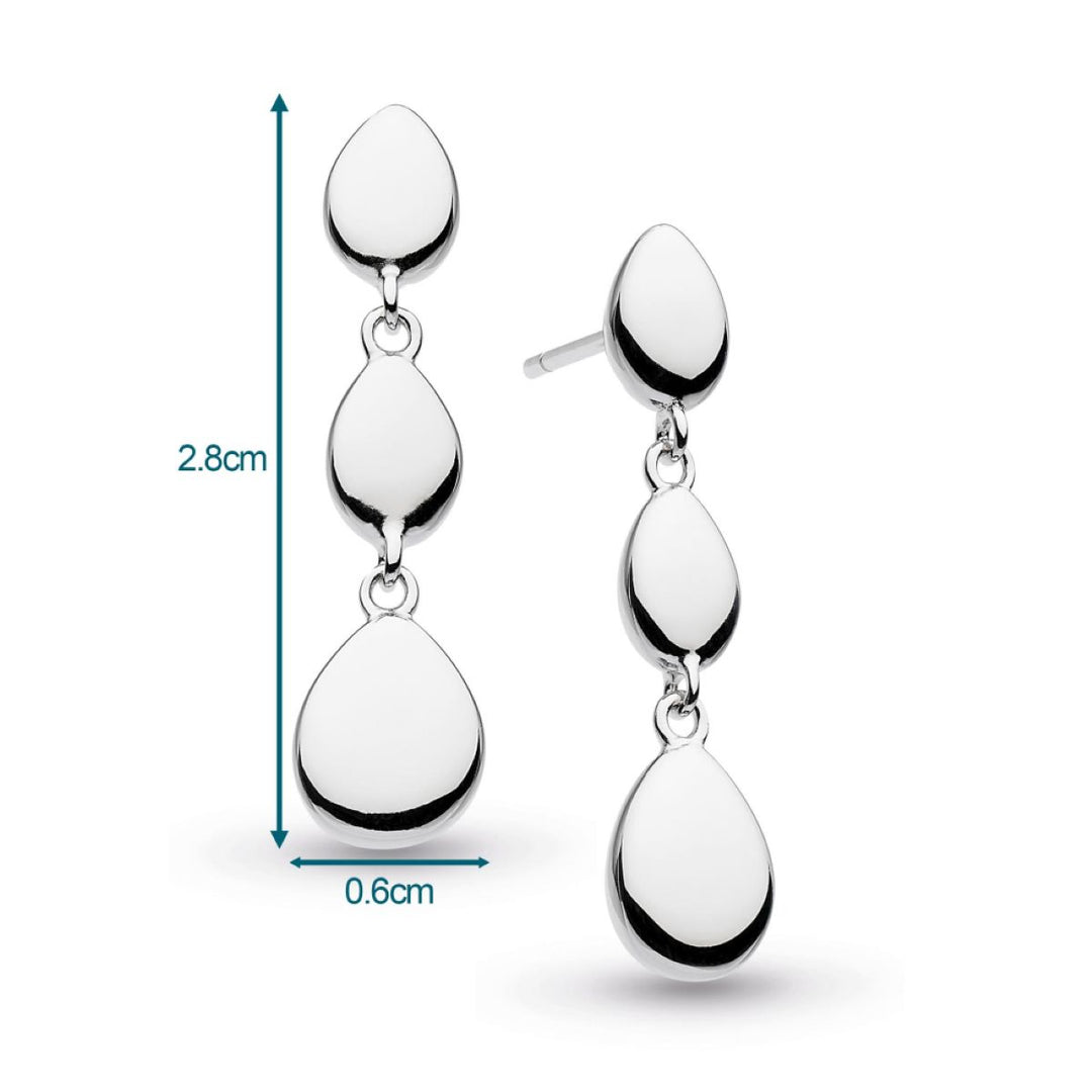 Kit Heath Coast Pebbles Linking Drop Earrings - 60189RP029