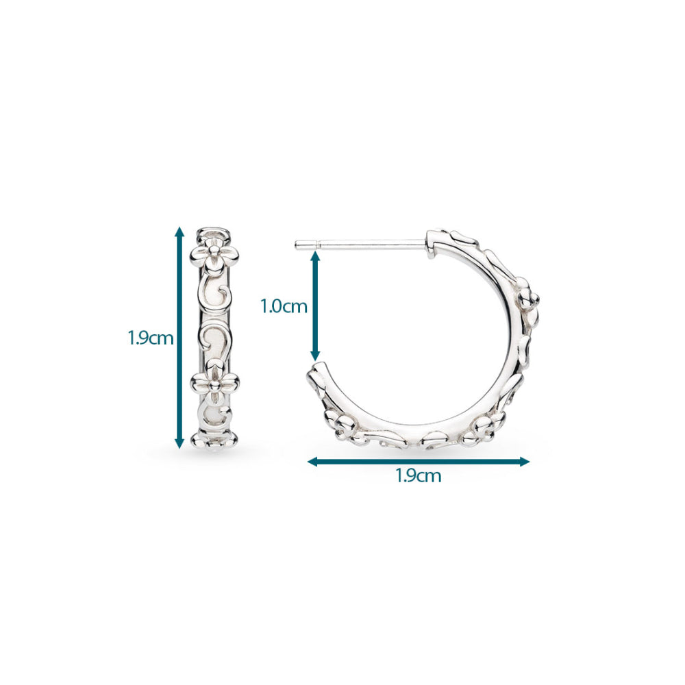 Kit Heath Blossom Flyte Honey Flower Hoop Earrings - 60330RP