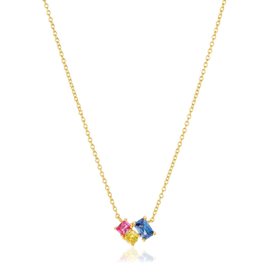 Sif Jakobs Ivrea Tre Necklace - SJ-N12306-XCZ-YG