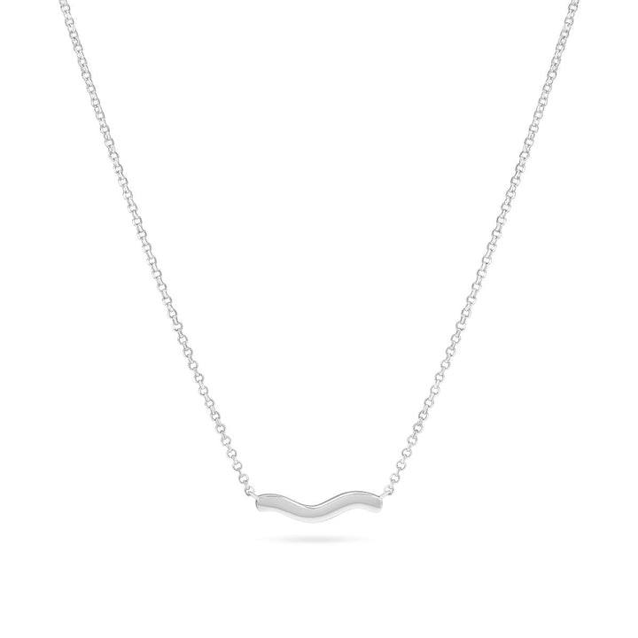 Sif Jakobs Ellera Waves Pianura Necklace - Silver - SJ-N3859