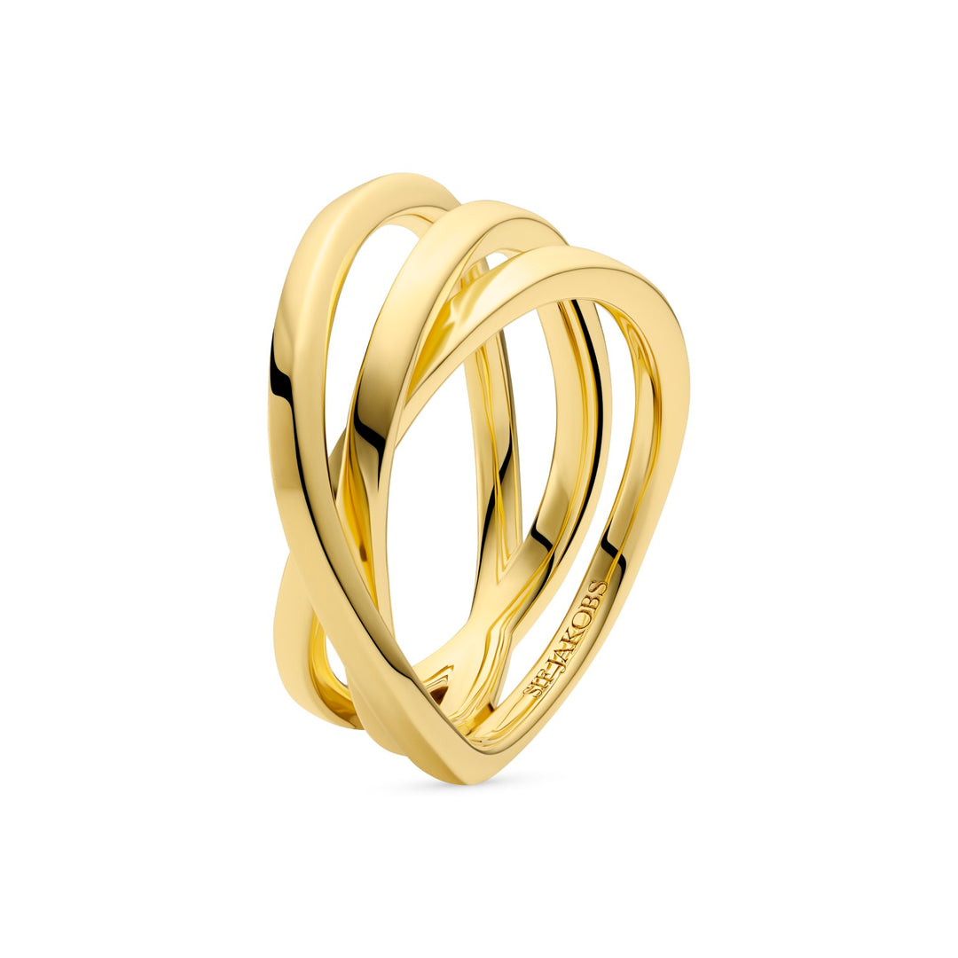 Sif jakobs Spirale Pianura Gold Ring SJ-R2590-YG
