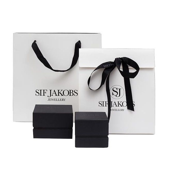 Sif Jakobs Ellera Earrings - Silver with White Zirconia