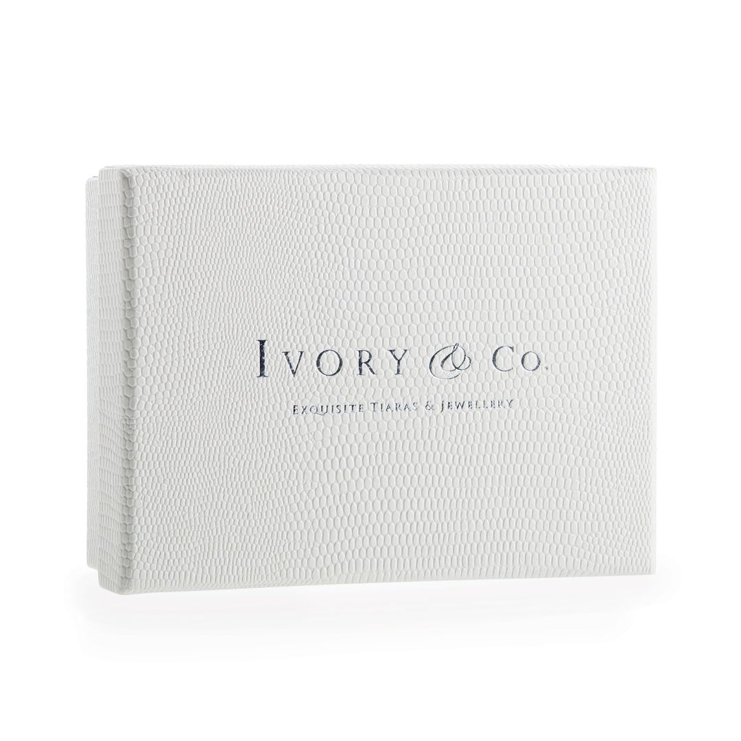 Ivory & Co Pearl Glimmer Silver Spray Clip