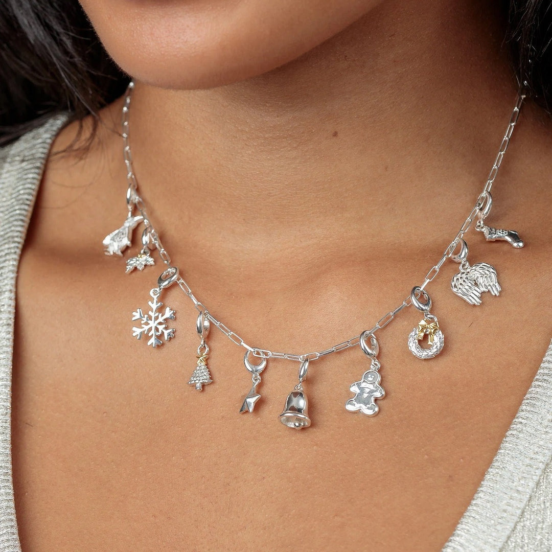 Lily Charmed Snowflake Charm Silver - item number CSSF