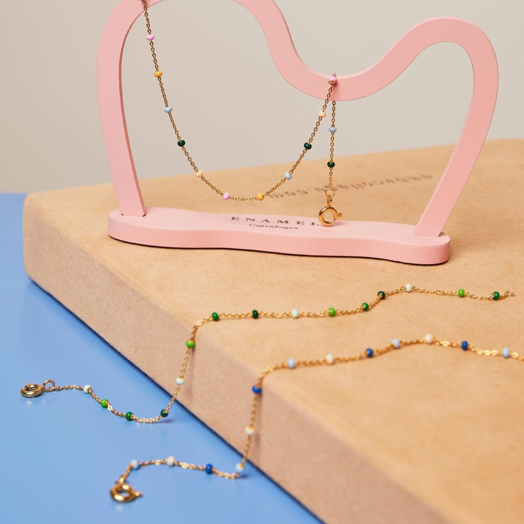 Enamel Copenhagen Lola Dreamy Gold Bracelet. Item code B66G_2_dreamy.
