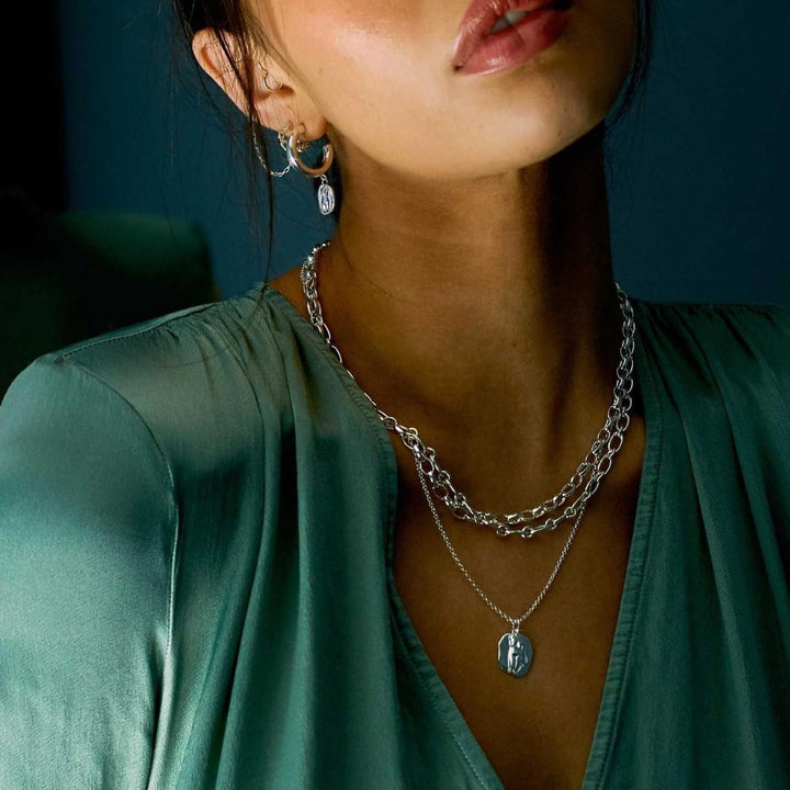 Daisy Aphrodite Necklace - Silver - AN01_SLV