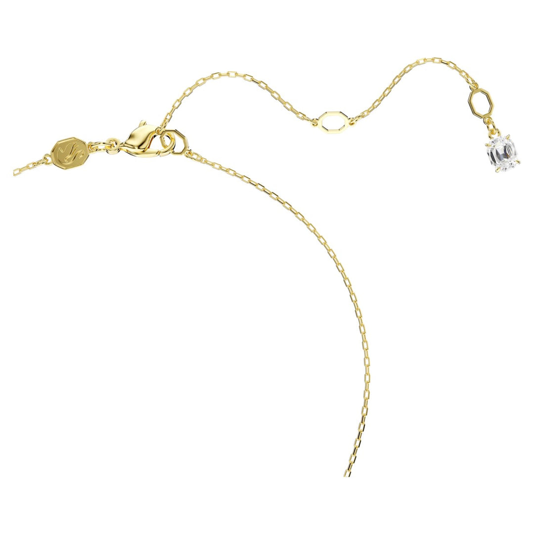 Swarovski Attract Trilogy Round Pendant - White with Gold Tone Plating 5723298