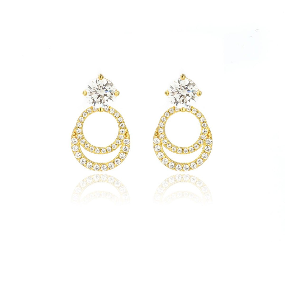 Georgini Goddess Luna Earrings - Gold - IE1123G