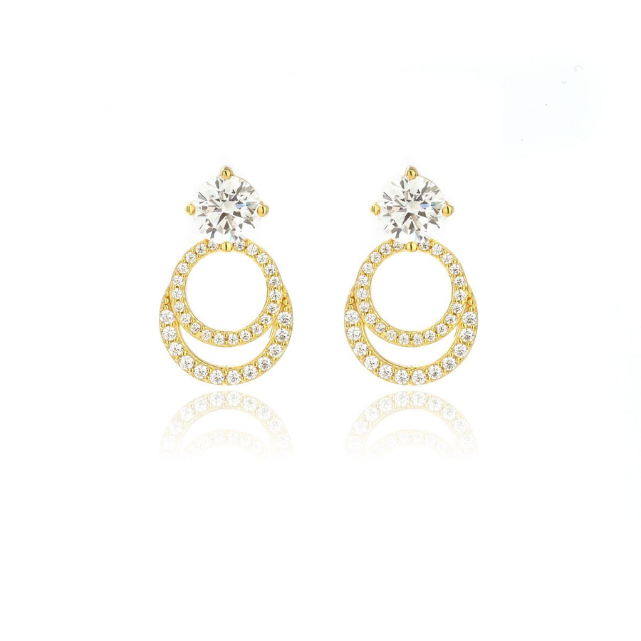 Georgini Goddess Luna Earrings - Gold - IE1123G