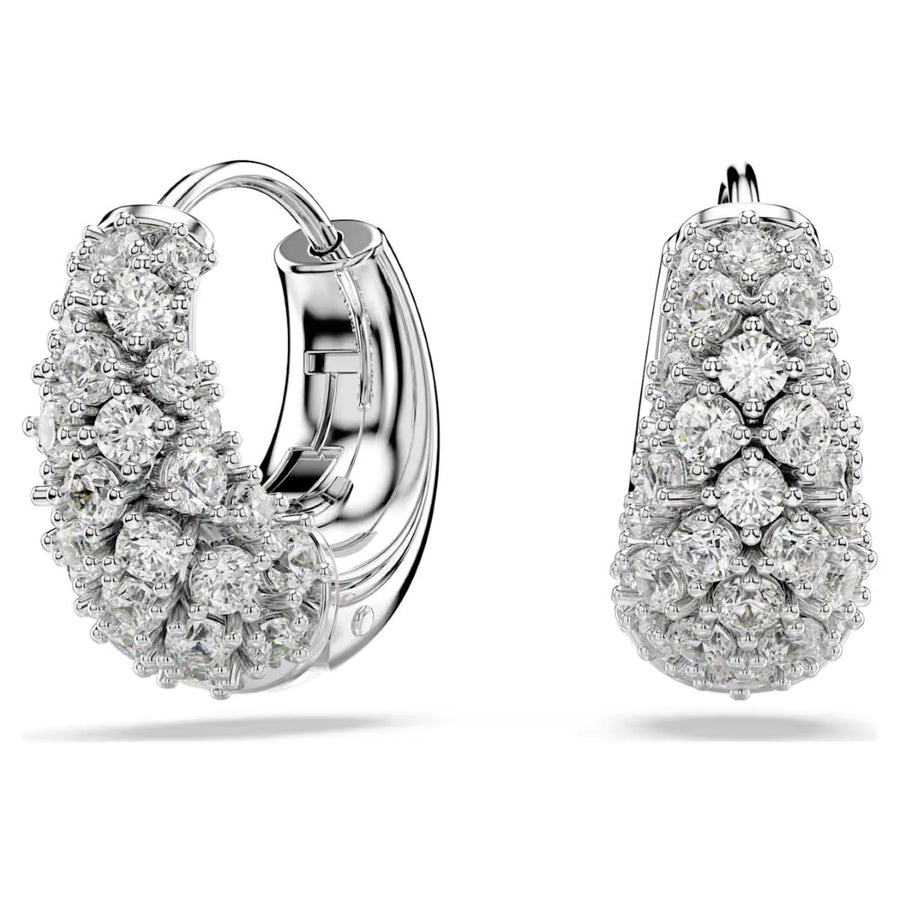 Swarovski Sublima Earrings - White with Rhodium Plating - 5732282