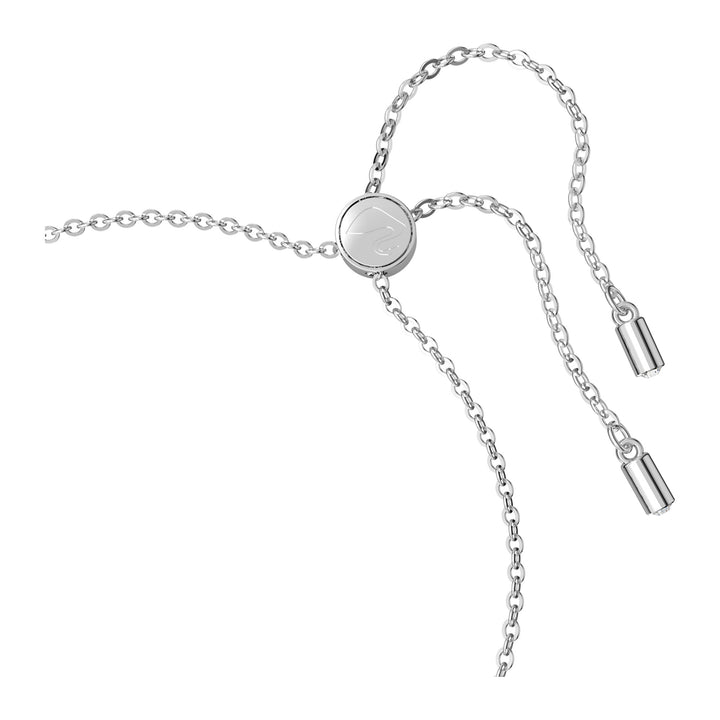 Niche Jewellery Swarovski Tough Flower Toggle Bracelet Silver with White Crystal & Gold Star detail