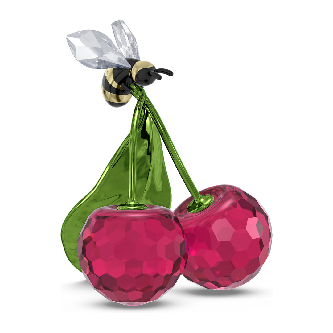 Niche Jewellery Swarovski Crystal Idyllia Bee and Cherry