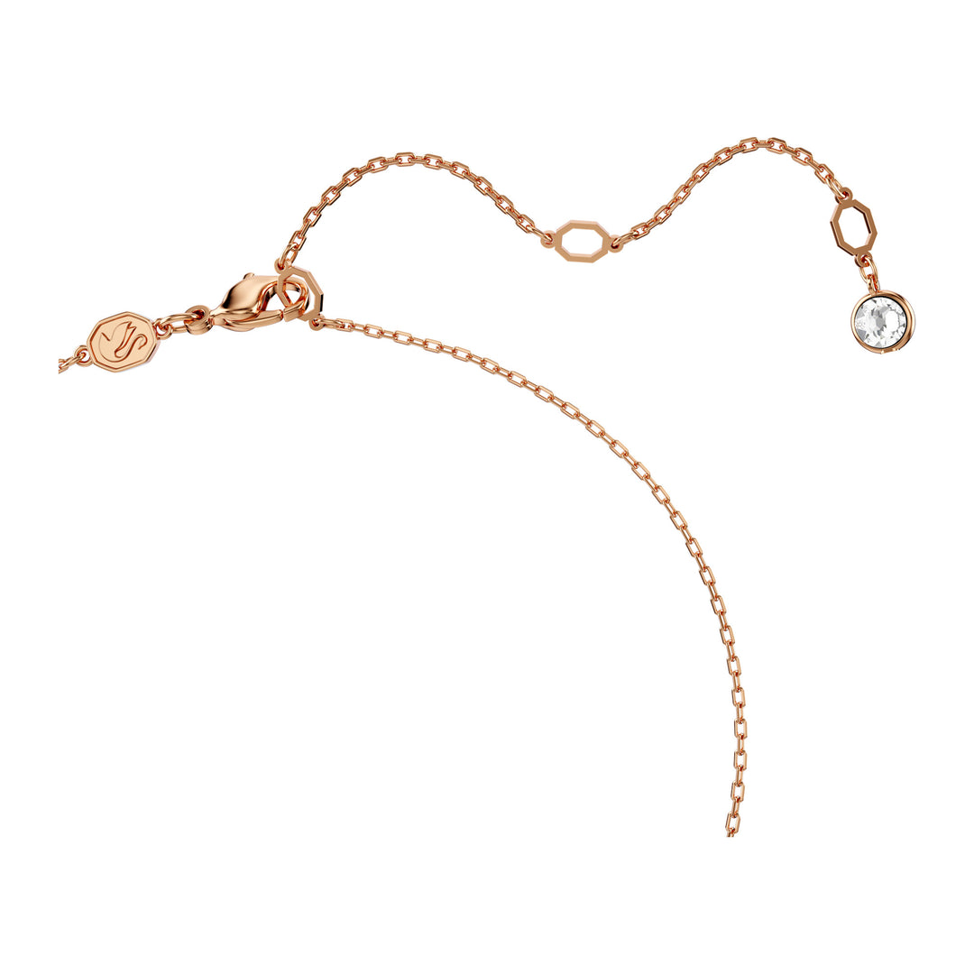 Niche Jewellery Swarovski Hyperbola Pendant Pavé Infinity White Rose Tone Plated detail