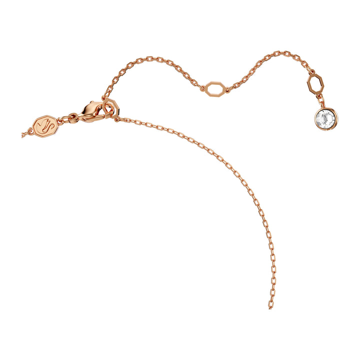 Niche Jewellery Swarovski Hyperbola Pendant Pavé Infinity White Rose Tone Plated detail