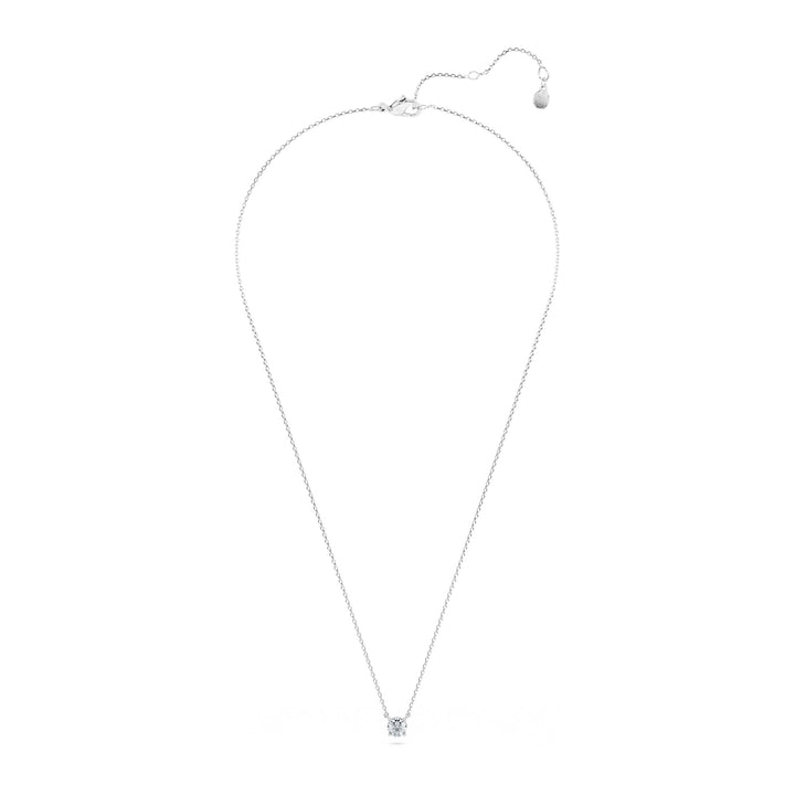 Niche Jewellery Swarovski Eternity Pendant Lab Grown Diamonds 0.5ct Round Shape Sterling Silver detail