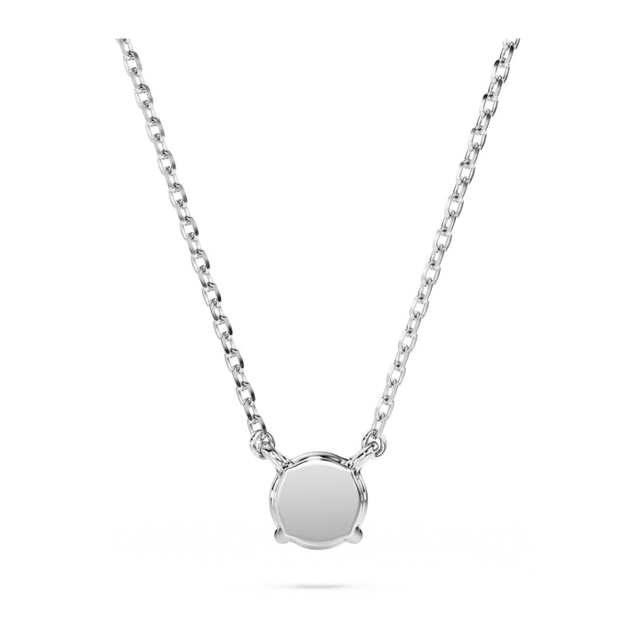 Niche Jewellery Swarovski Eternity Pendant Lab Grown Diamonds 0.5ct Round Shape Sterling Silver detail