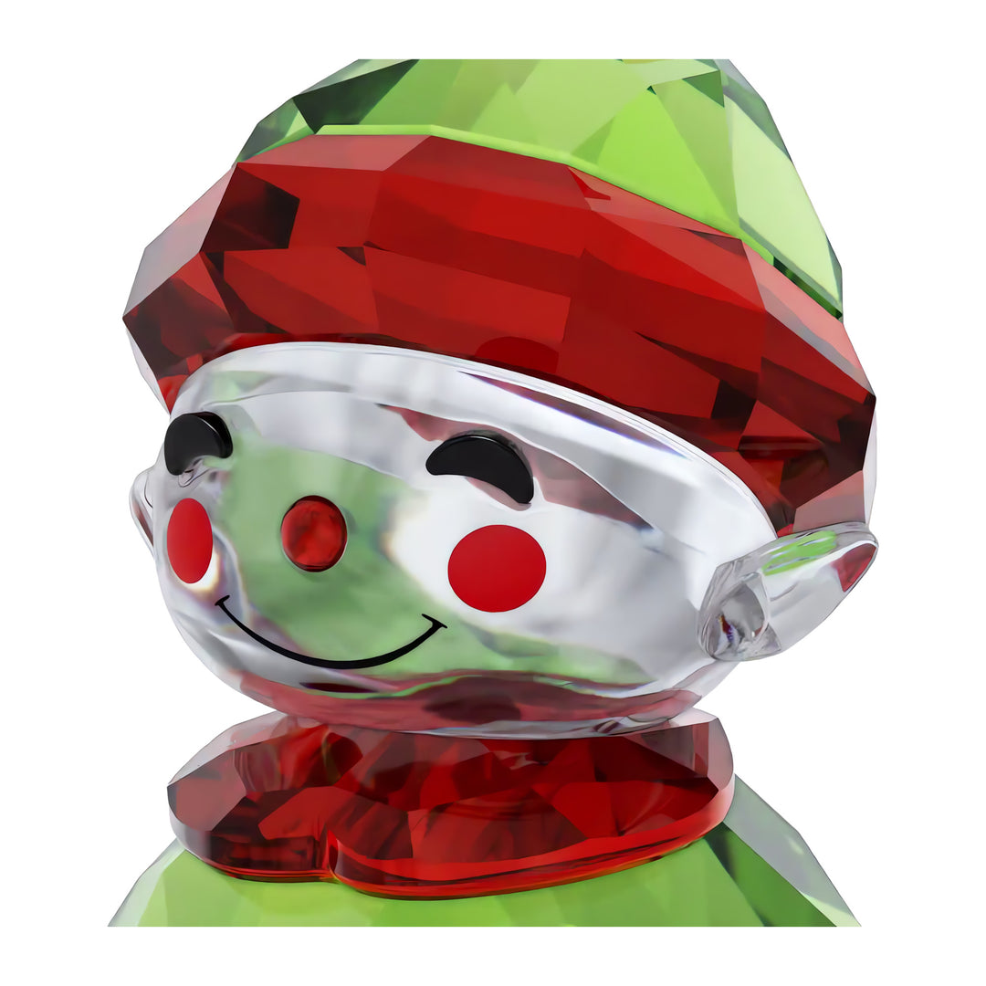 Niche Jewellery Swarovski Crystal Holiday Cheers Rocking Elf detail