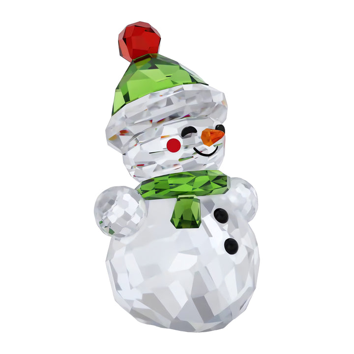 Niche Jewellery Swarovski Crystal Holiday Cheers Rocking Snowman detail
